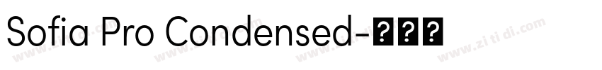Sofia Pro Condensed字体转换